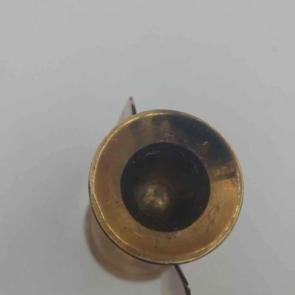 Solid Brass Hand made candlestick candle stick holder angel Christmas - Picture 4 of 7